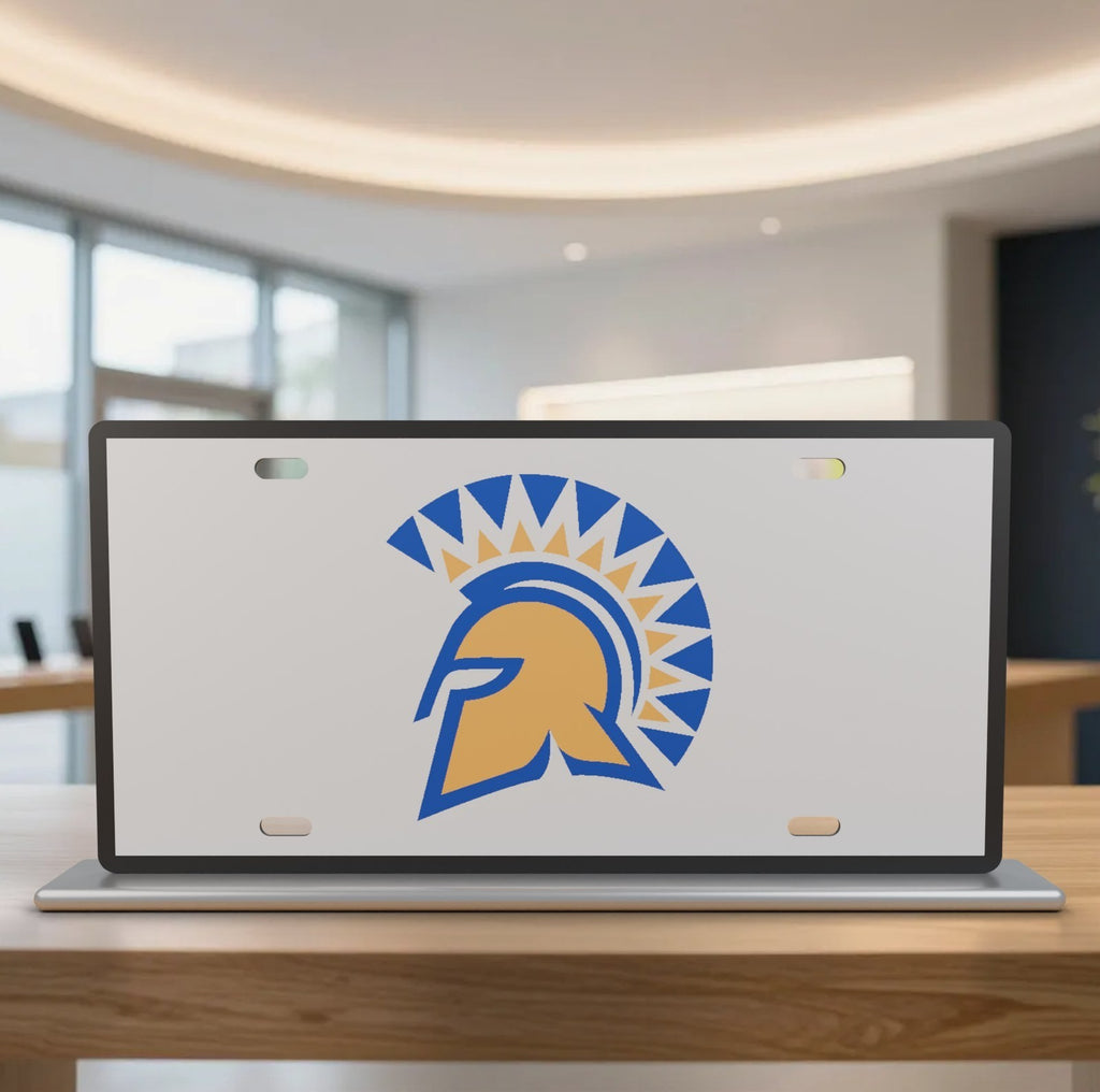 San José State Spartans SJSU License Plate Car Tag 12x6 Front
