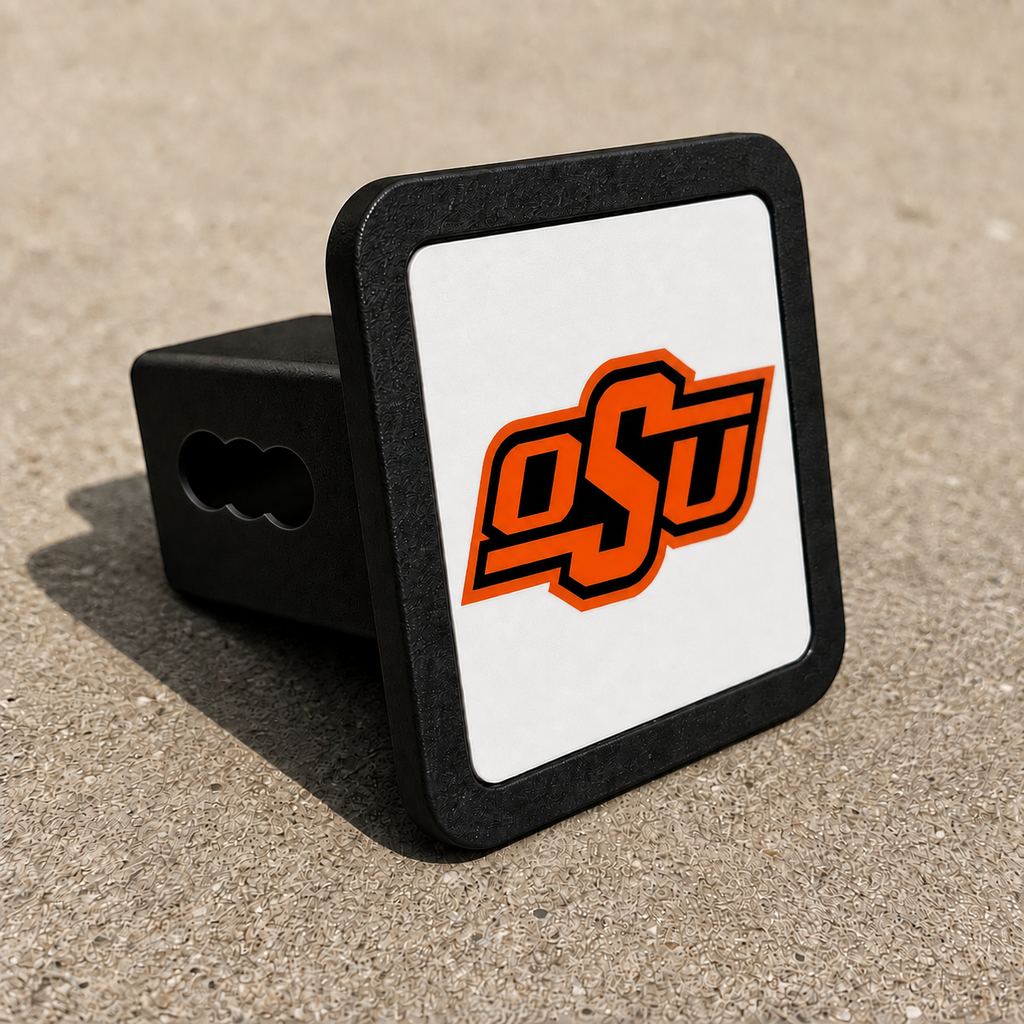 Oklahoma State Cowboys Trailer Hitch Cover 2 Inch Receiver