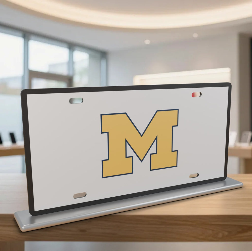 Michigan Wolverines College Football License Plate Car Tag 12x6 Front Novelty
