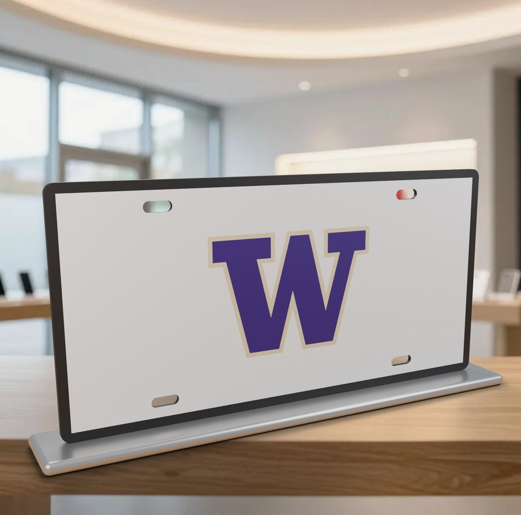 Washington Huskies College Football License Plate Car Tag 12x6 Front Novelty