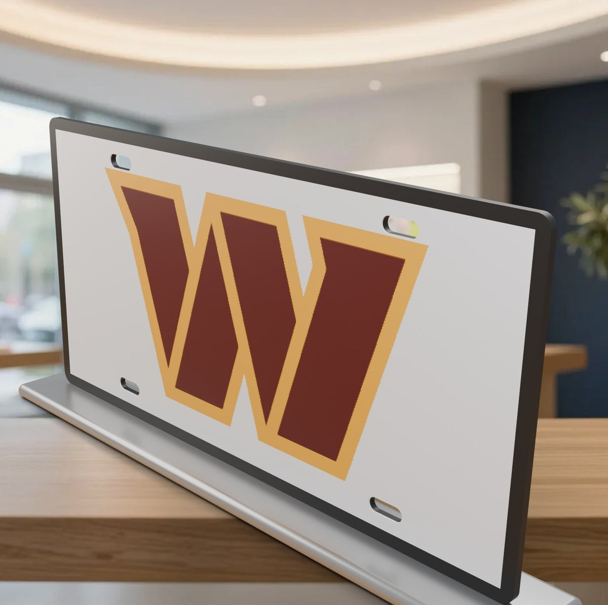 Washington Commanders Football License Plate Car Tag 12x6 Front Novelty Vanity