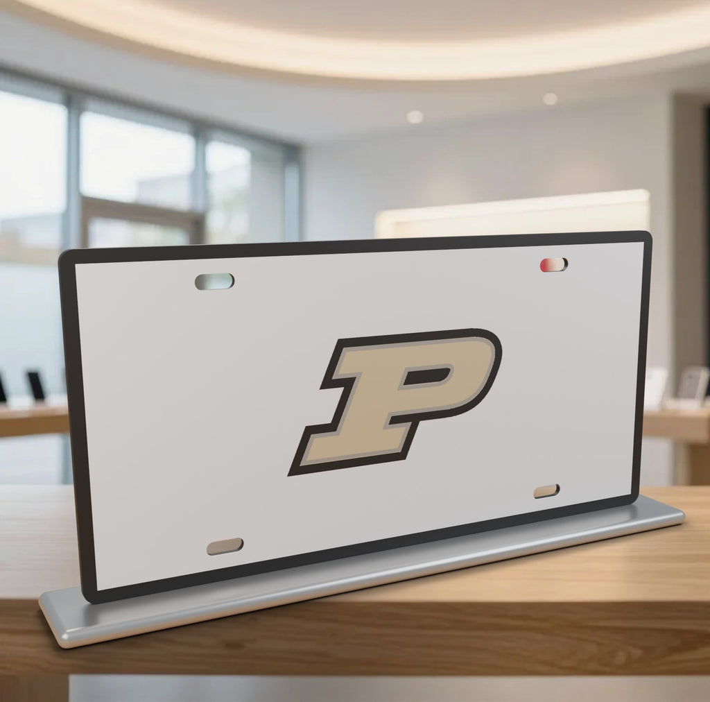 Purdue Boilermakers College Football License Plate Car Tag 12x6 Front Novelty