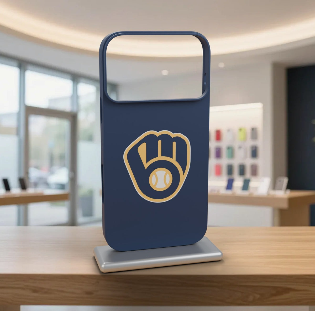 Milwaukee Brewers Phone Case for iPhone 17 Pro Max Samsung Galaxy S26 Cover Slim