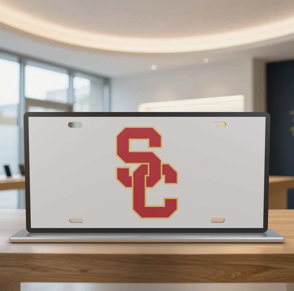 USC Trojans College Football License Plate Car Tag 12x6 Front Novelty Vanity