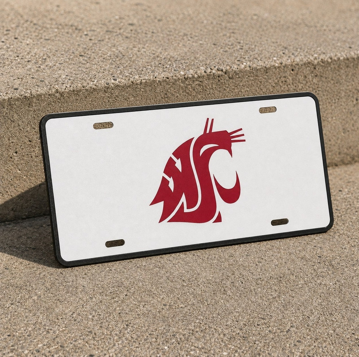 Washington State Cougars WSU License Plate Car Tag 12x6 Front