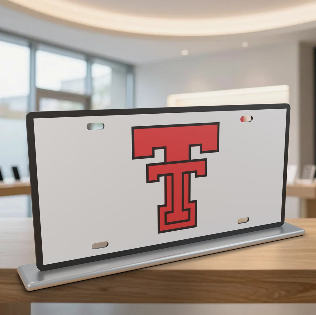 Texas Tech Red Raiders TTU License Plate Car Tag 12x6 Front