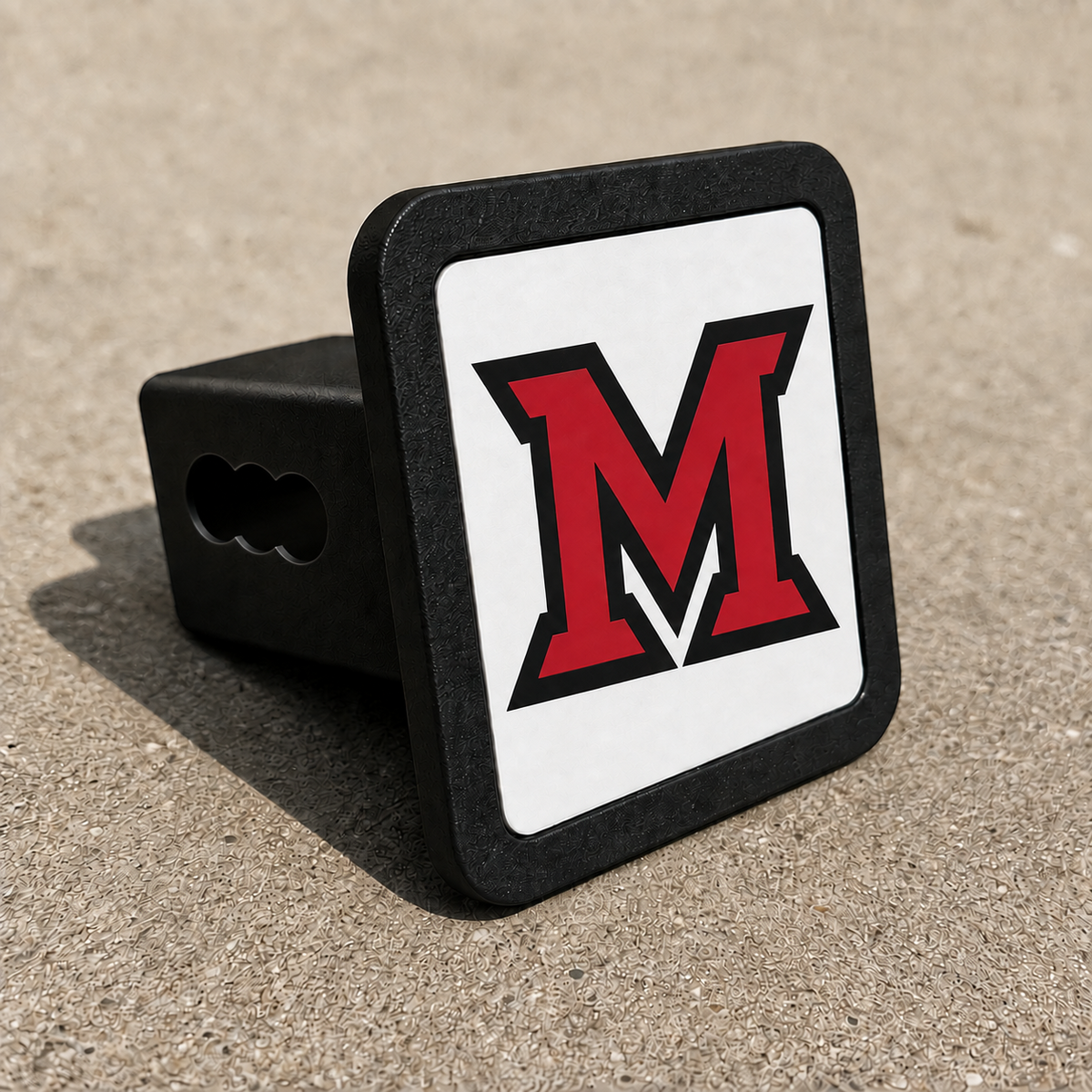 Miami (OH) RedHawks Trailer Hitch Cover 2 Inch Receiver