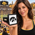 Iowa Hawkeyes Trailer Hitch Cover 2 Inch Receiver