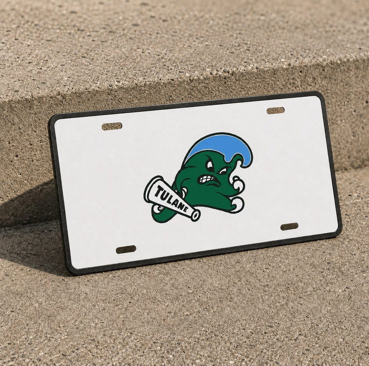 Tulane Green Wave College Football License Plate Car Tag 12x6 Front Novelty