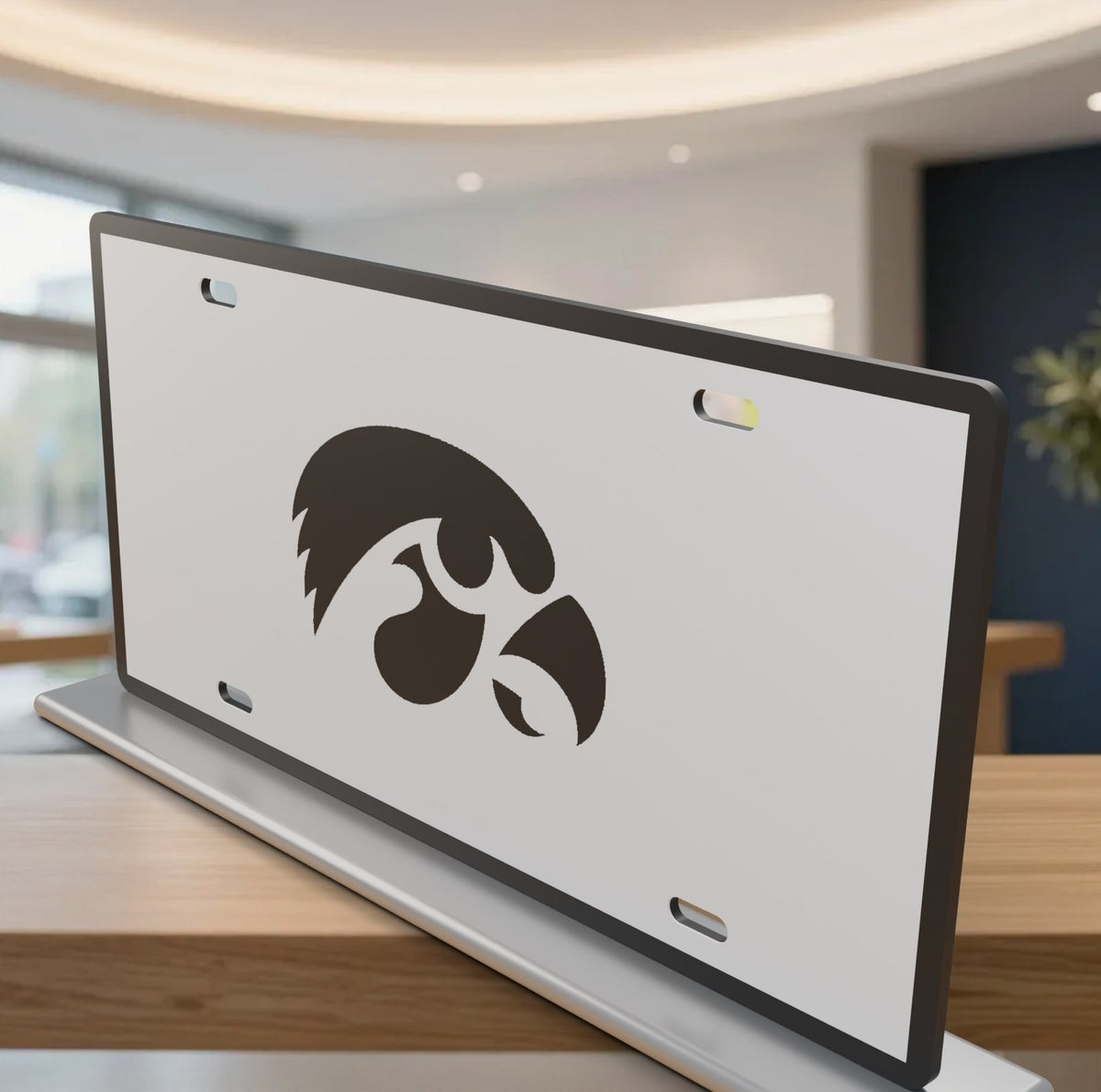 Iowa Hawkeyes College Football License Plate Car Tag 12x6 Front Novelty Vanity