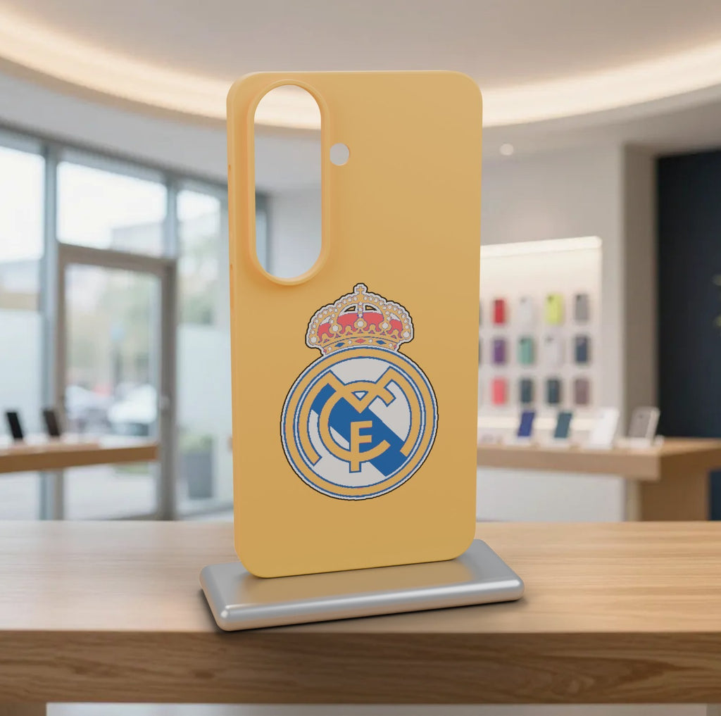Real Madrid Phone Case for iPhone 17 Pro Max Samsung Galaxy S26 Cover Slim