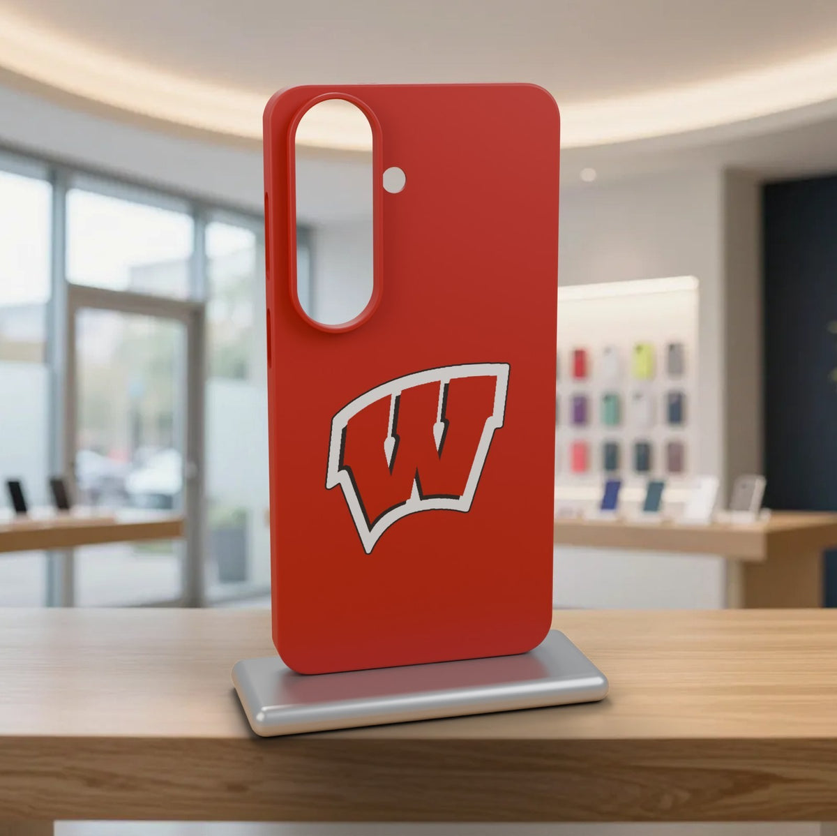 Wisconsin Badgers Phone Case Cover iPhone 17 Pro Max Samsung Galaxy S26 Slim