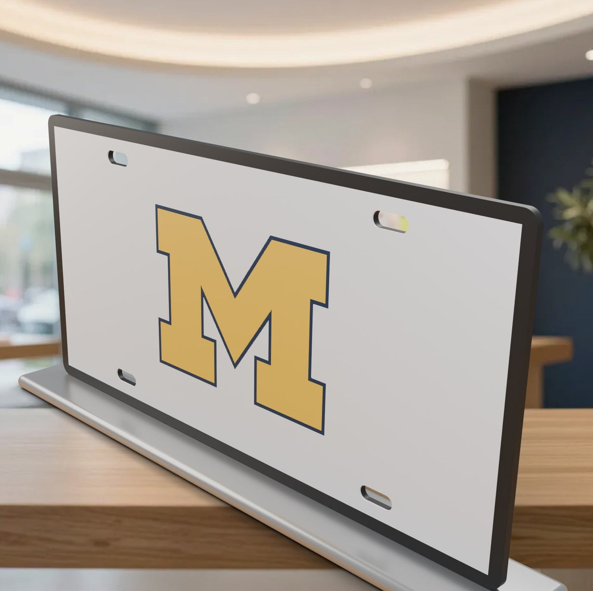 Michigan Wolverines College Football License Plate Car Tag 12x6 Front Novelty