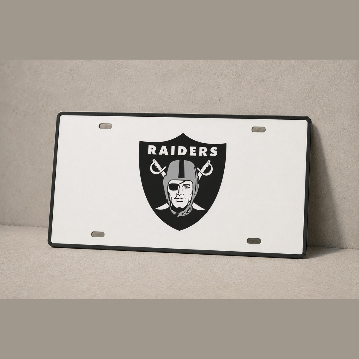 Las Vegas Raiders Football License Plate Car Tag 12x6 Front Novelty Vanity