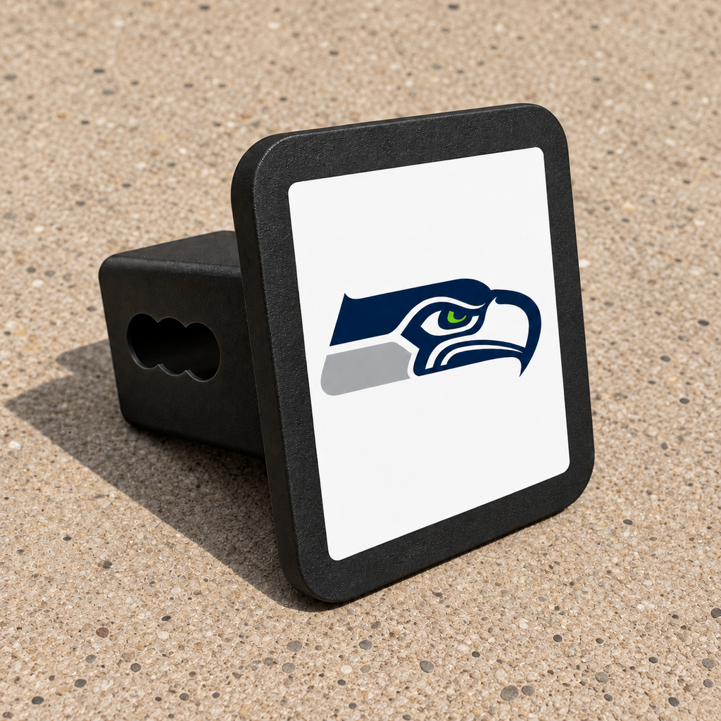 Seattle Seahawks NFL Trailer Hitch Cover 2 Inch Receiver
