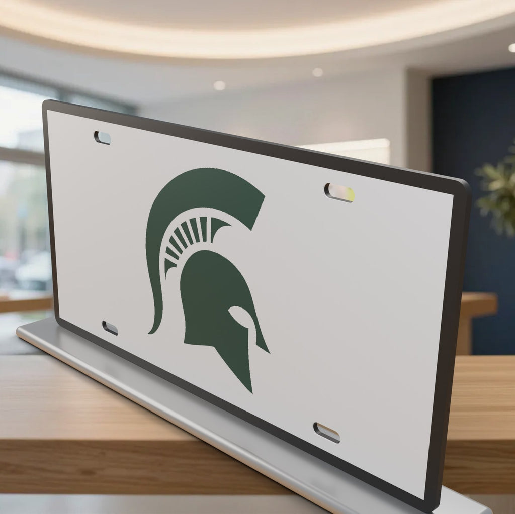 Michigan State Spartans MSU License Plate Car Tag 12x6 Front
