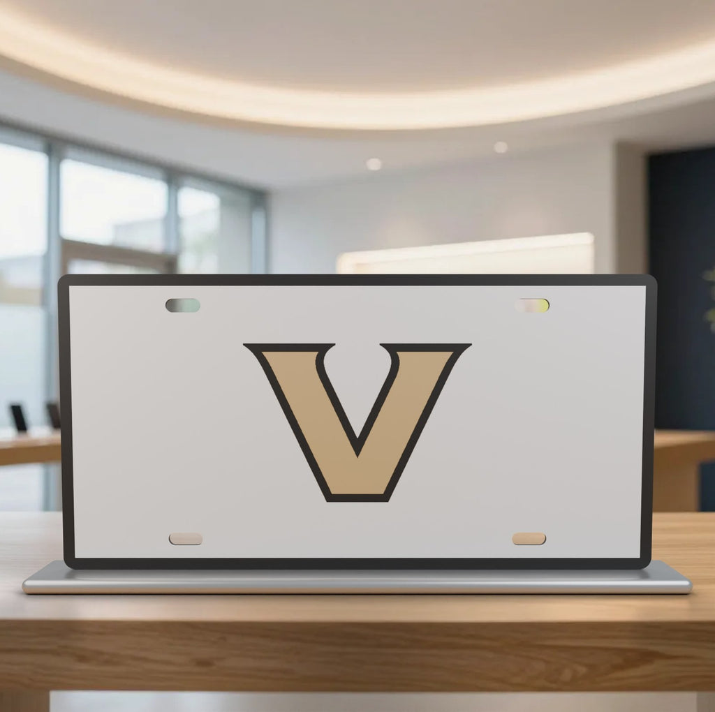 Vanderbilt Commodores College Football License Plate Car Tag 12x6 Front Novelty
