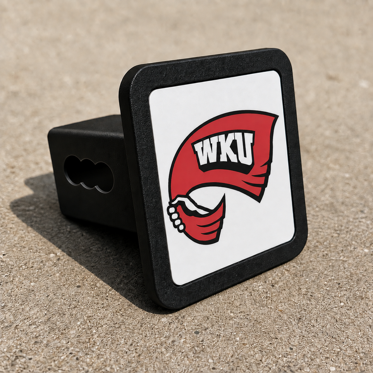 Western Kentucky Hilltoppers WKU Trailer Hitch Cover 2 Inch Receiver