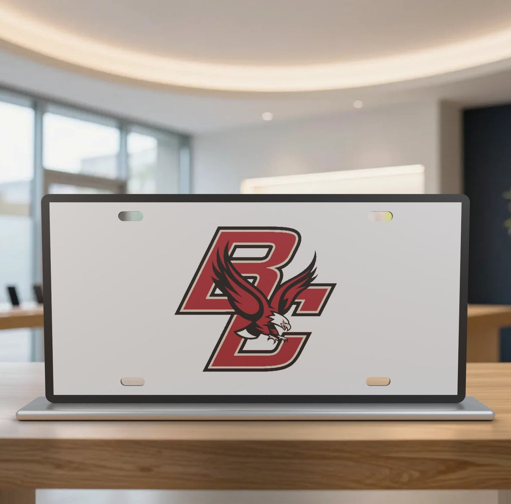 Boston College Eagles BC License Plate Car Tag 12x6 Front