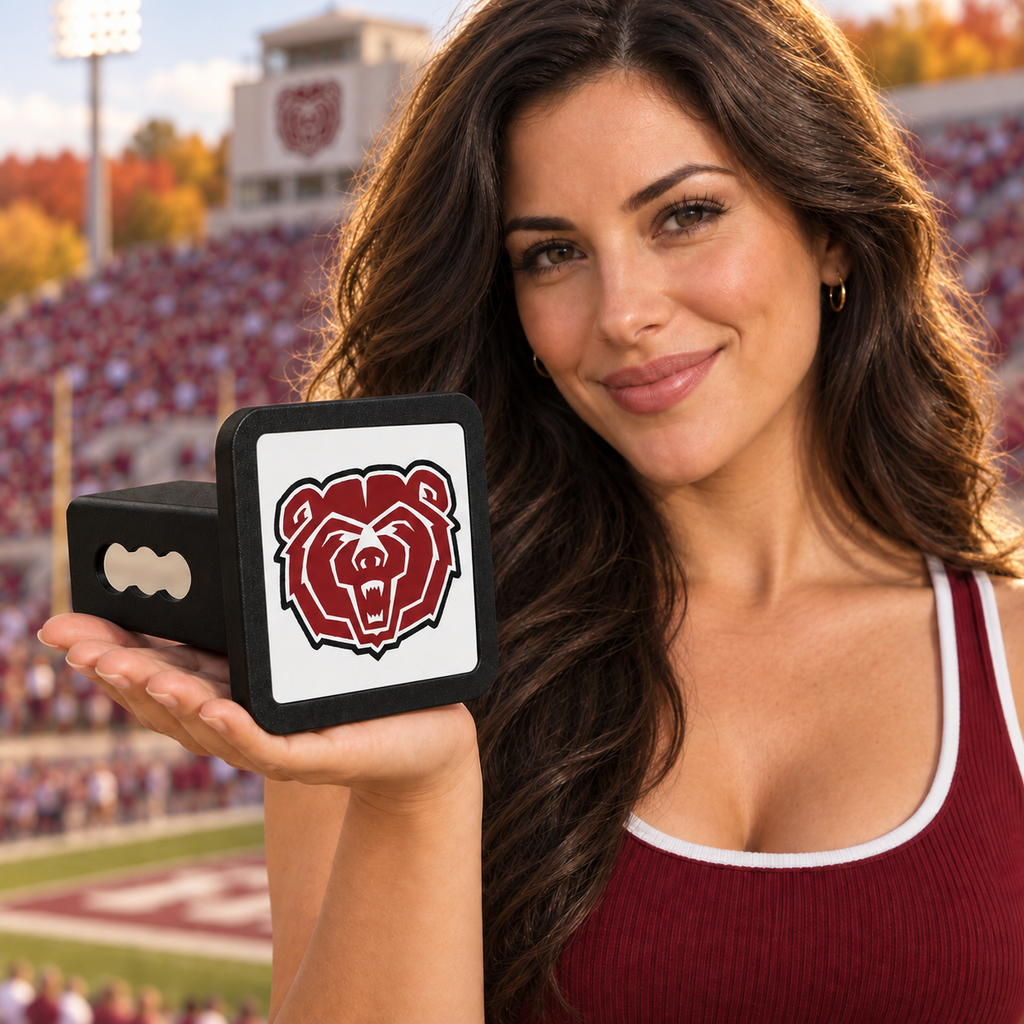 Missouri State Bears Trailer Hitch Cover 2 Inch Receiver