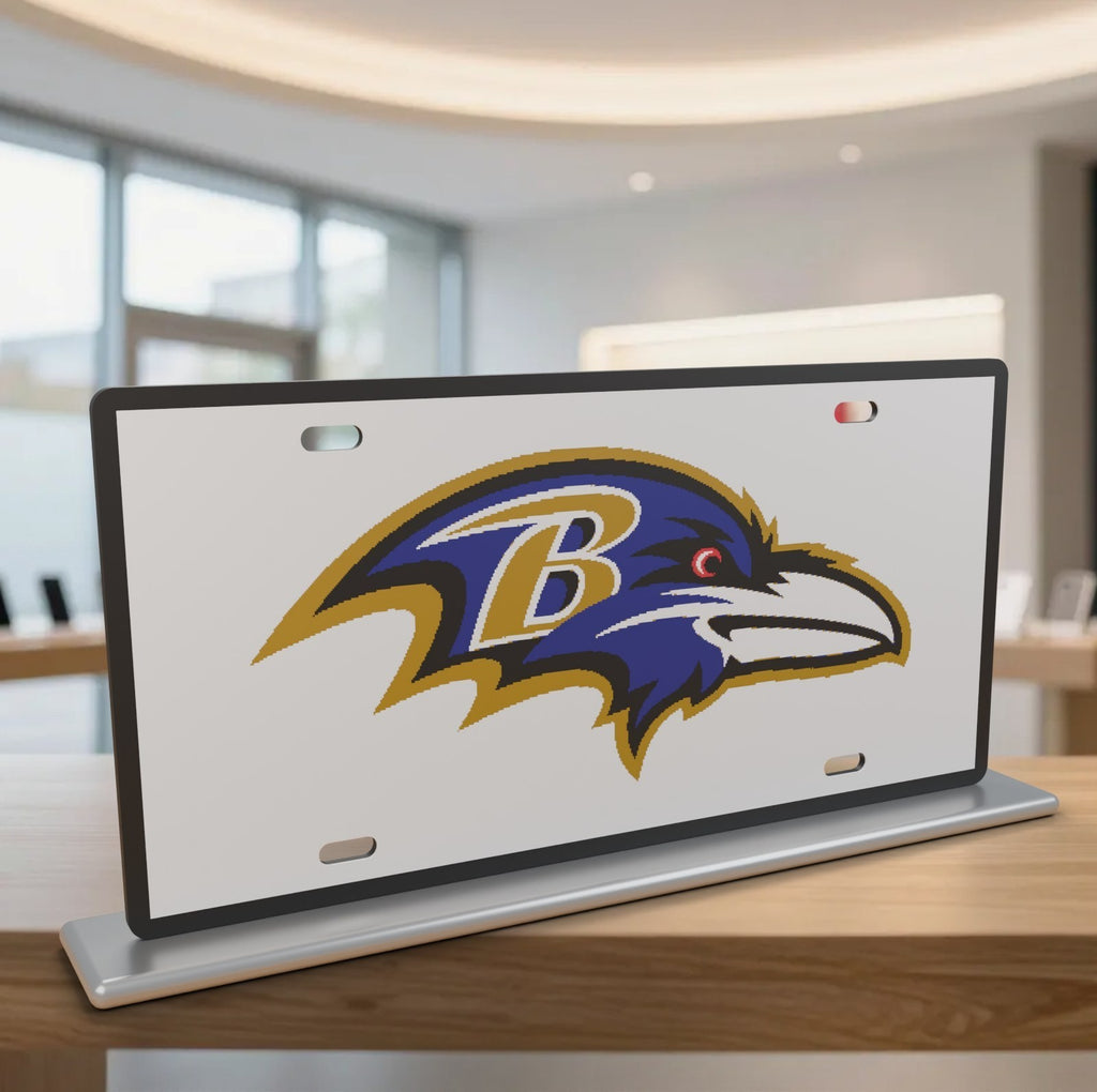 Baltimore Ravens Football License Plate Car Tag 12x6 Front Novelty Vanity
