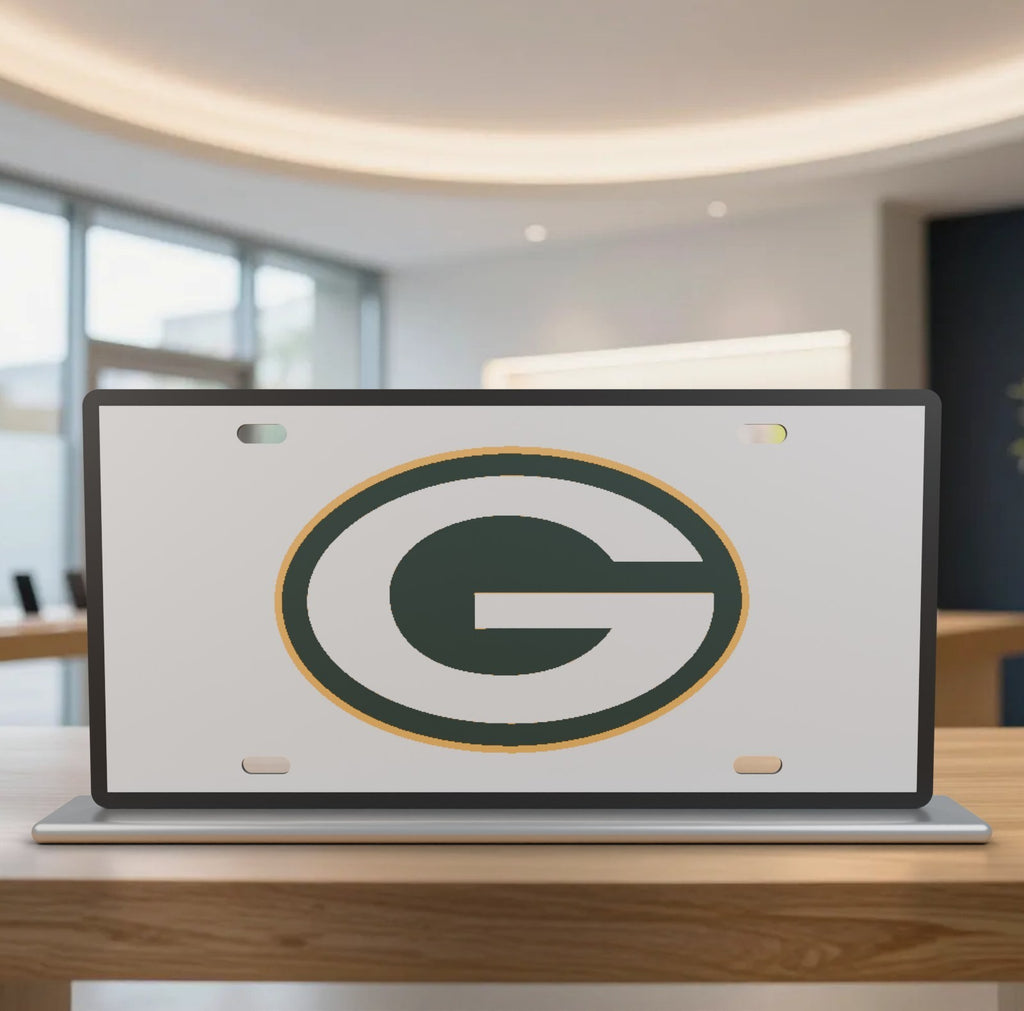 Green Bay Packers Football License Plate Car Tag 12x6 Front Novelty Vanity