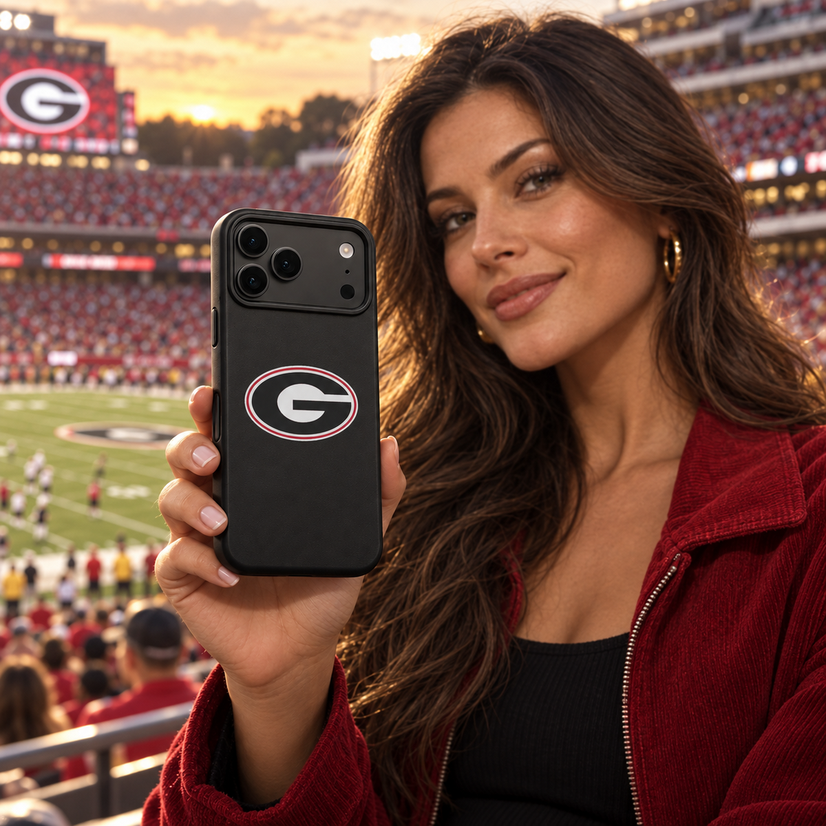 UGA Georgia Bulldogs Dawgs Phone Case iPhone 17 Pro Max Samsung Galaxy S26