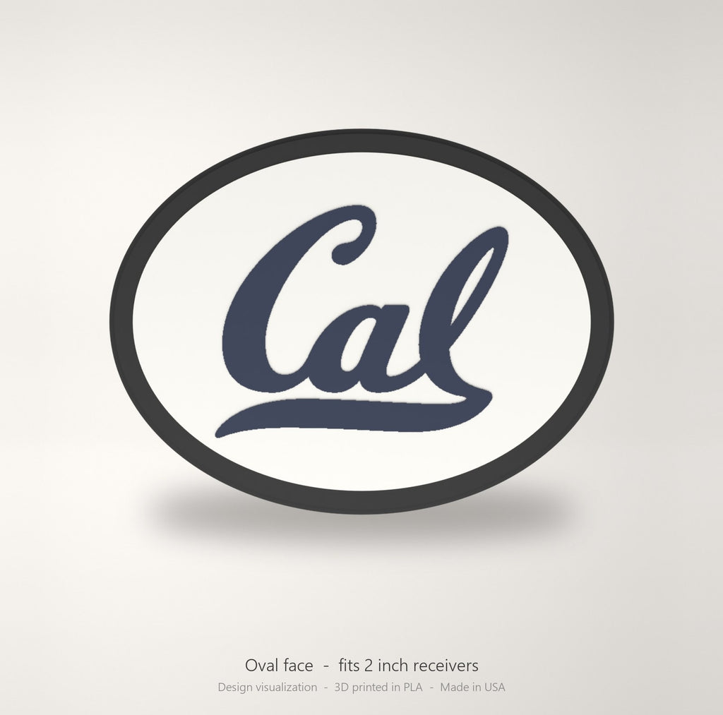 California Golden Bears Cal Oval Trailer Hitch Cover 2 Inch Receiver