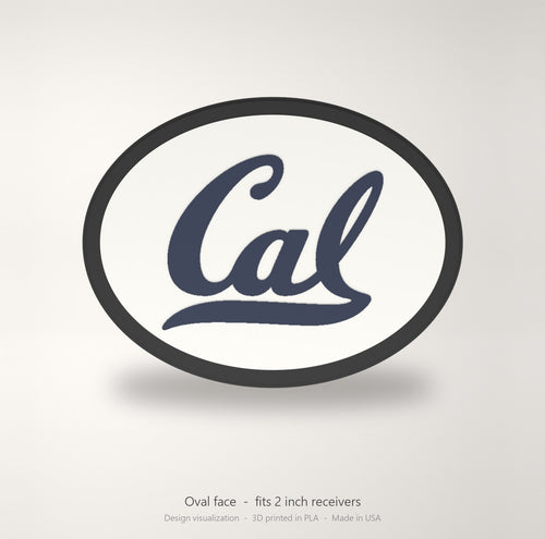 California Golden Bears Cal Oval Trailer Hitch Cover 2 Inch Receiver