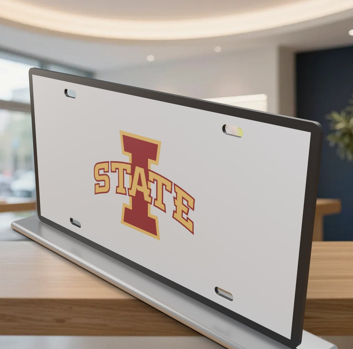 Iowa State Cyclones College Football License Plate Car Tag 12x6 Front Novelty