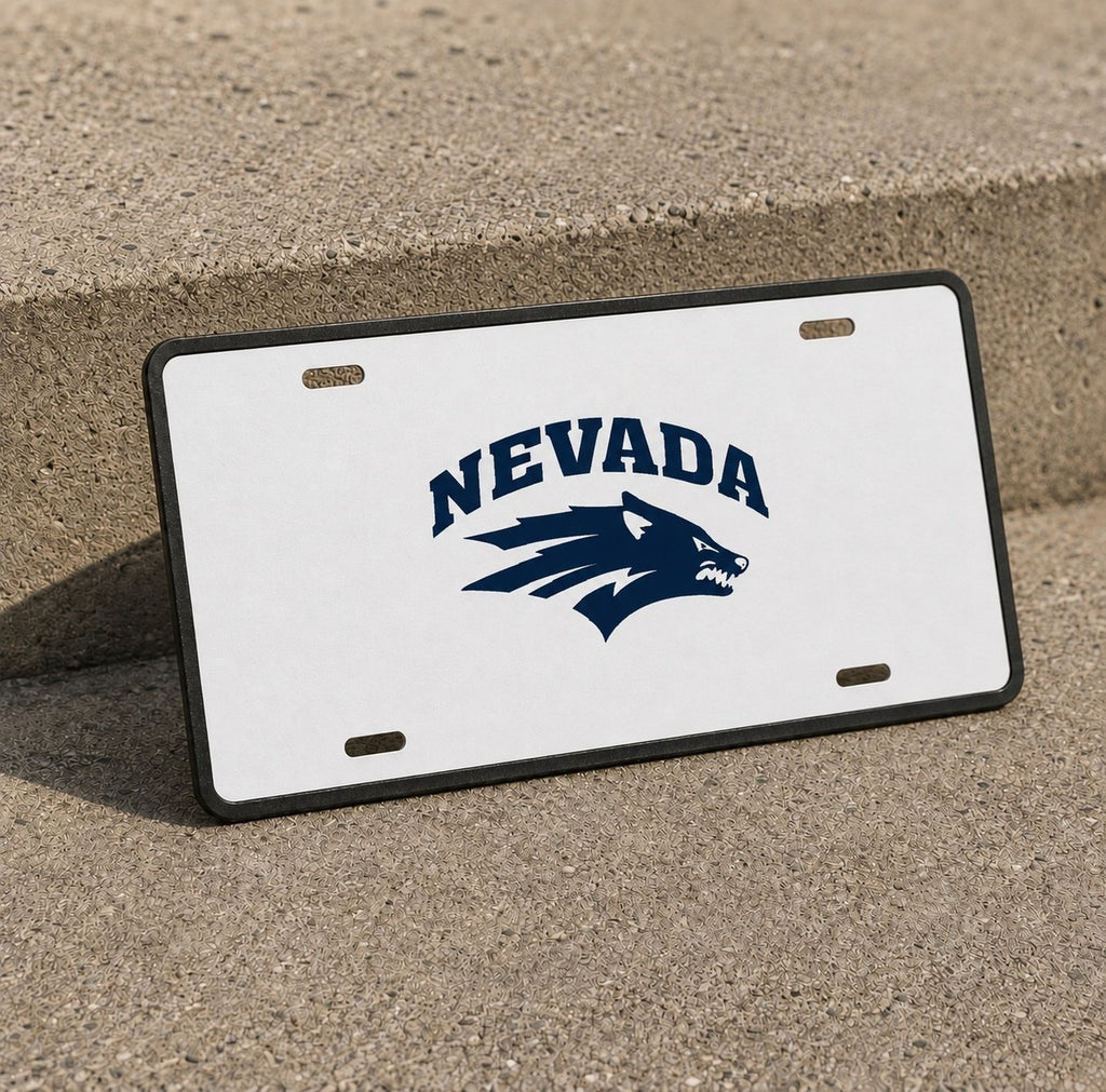 Nevada Wolf Pack College Football License Plate Car Tag 12x6 Front Novelty