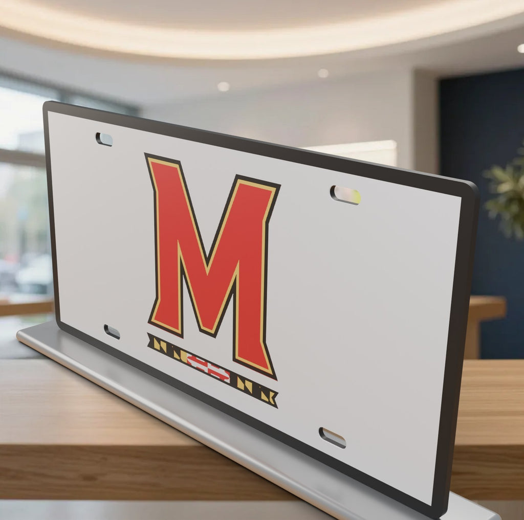 Maryland Terrapins Terps License Plate Car Tag 12x6 Front
