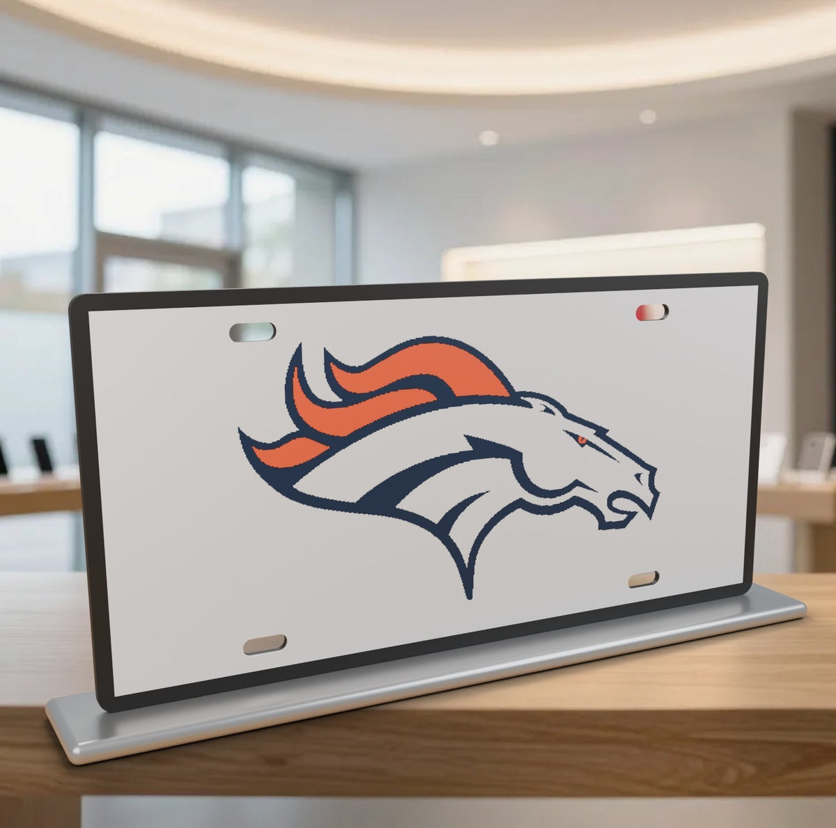 Denver Broncos Football License Plate Car Tag 12x6 Front Novelty Vanity