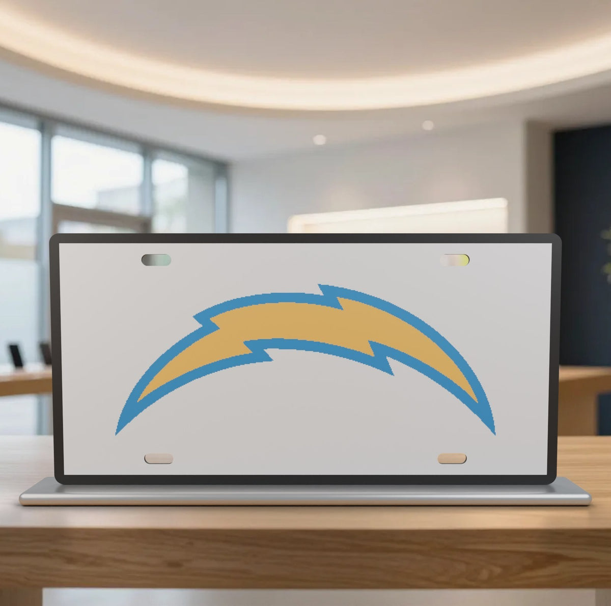 Los Angeles Chargers Football License Plate Car Tag 12x6 Front Novelty Vanity