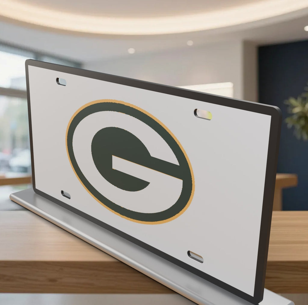 Green Bay Packers Football License Plate Car Tag 12x6 Front Novelty Vanity
