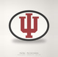 Indiana Hoosiers Oval Trailer Hitch Cover 2 Inch Receiver