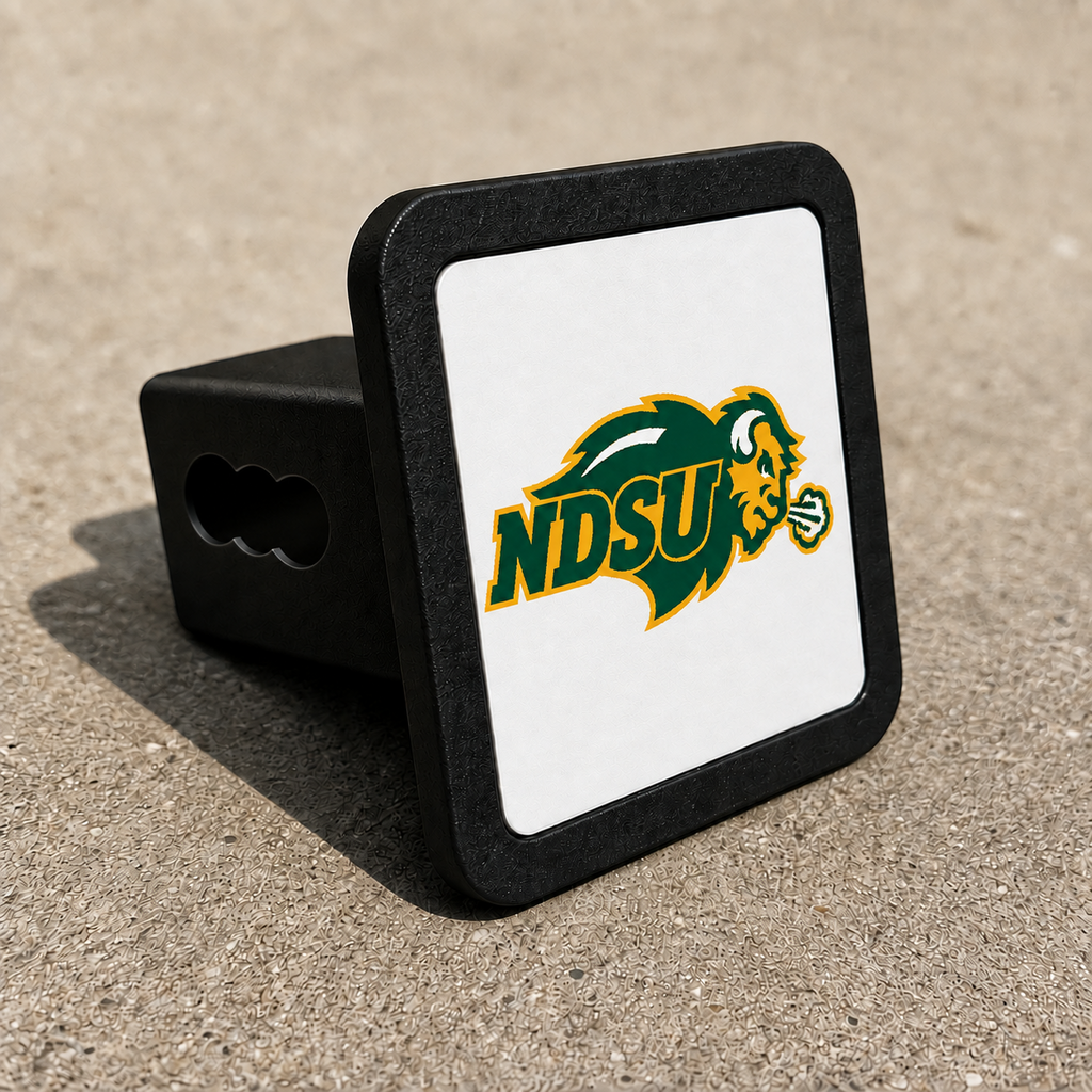 North Dakota State Bison NDSU Trailer Hitch Cover 2 Inch Receiver