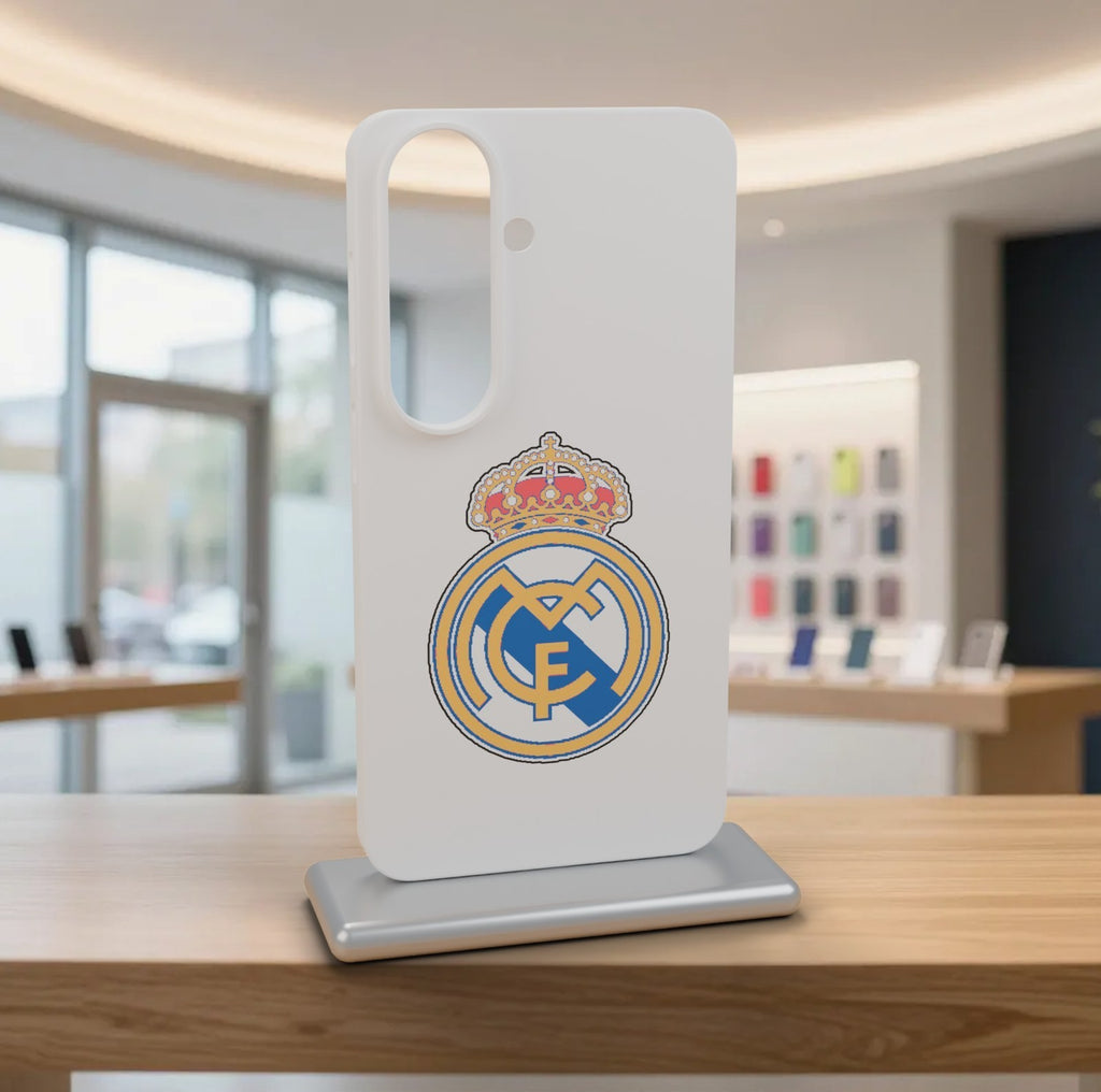 Real Madrid Phone Case for iPhone 17 Pro Max Samsung Galaxy S26 Cover Slim