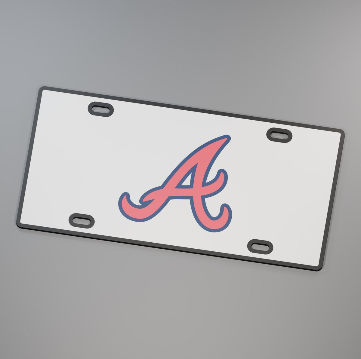 Atlanta Braves Baseball License Plate Car Tag 12x6 Front Novelty Vanity