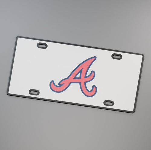 Atlanta Braves Baseball License Plate Car Tag 12x6 Front Novelty Vanity