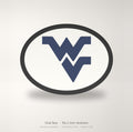 West Virginia Mountaineers Oval Trailer Hitch Cover 2 Inch Receiver