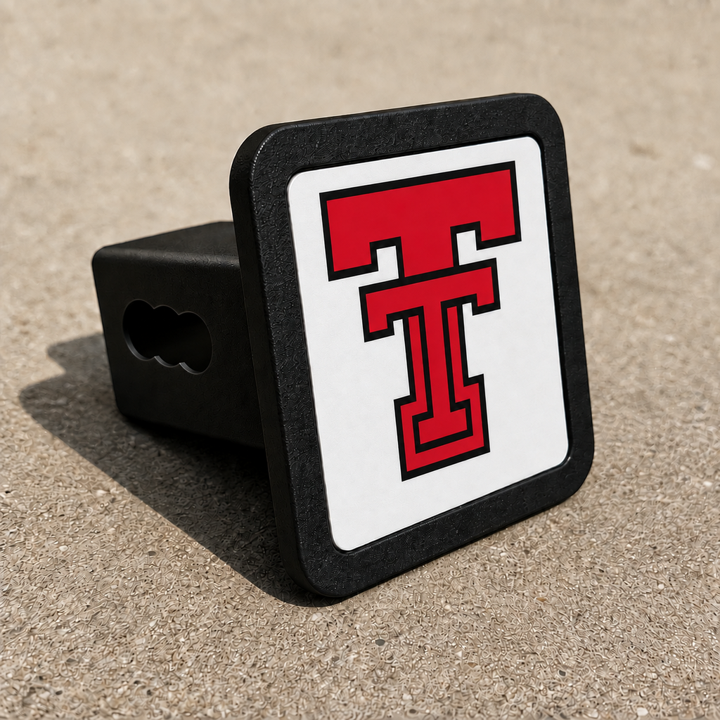 Texas Tech Red Raiders TTU Trailer Hitch Cover 2 Inch Receiver