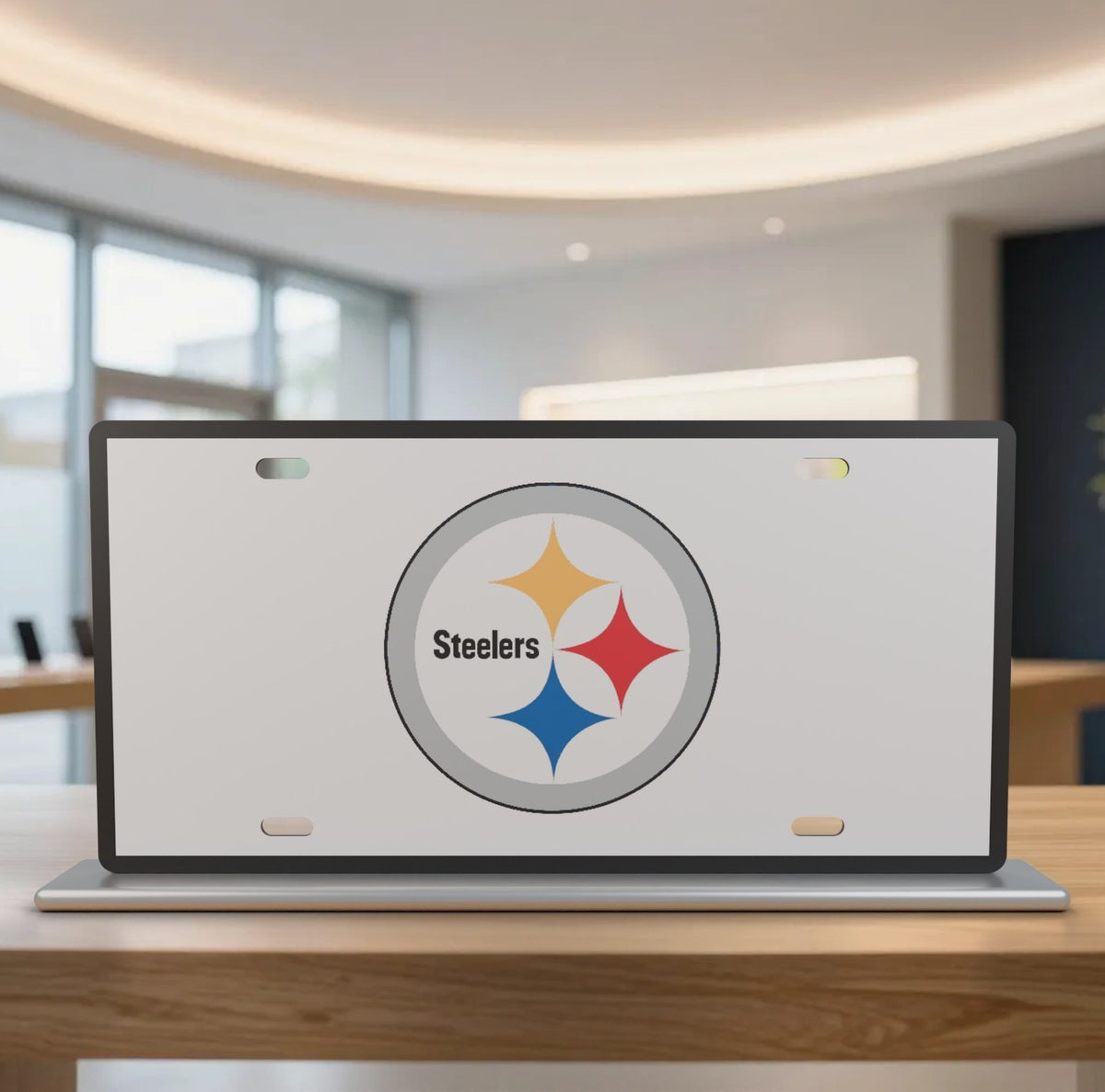Pittsburgh Steelers Football License Plate Car Tag 12x6 Front Novelty Vanity