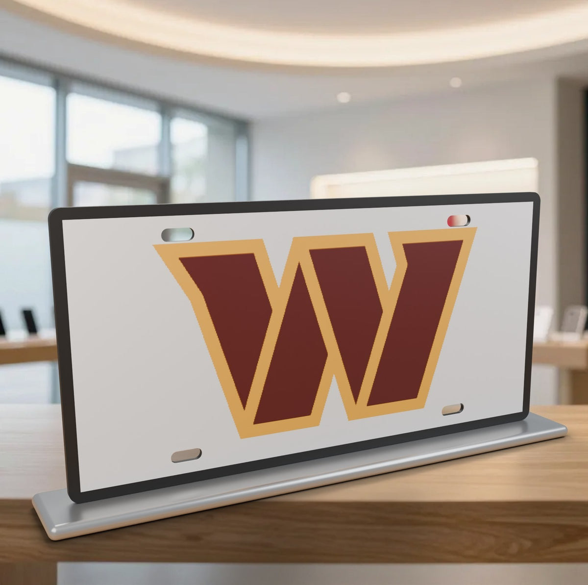 Washington Commanders Football License Plate Car Tag 12x6 Front Novelty Vanity