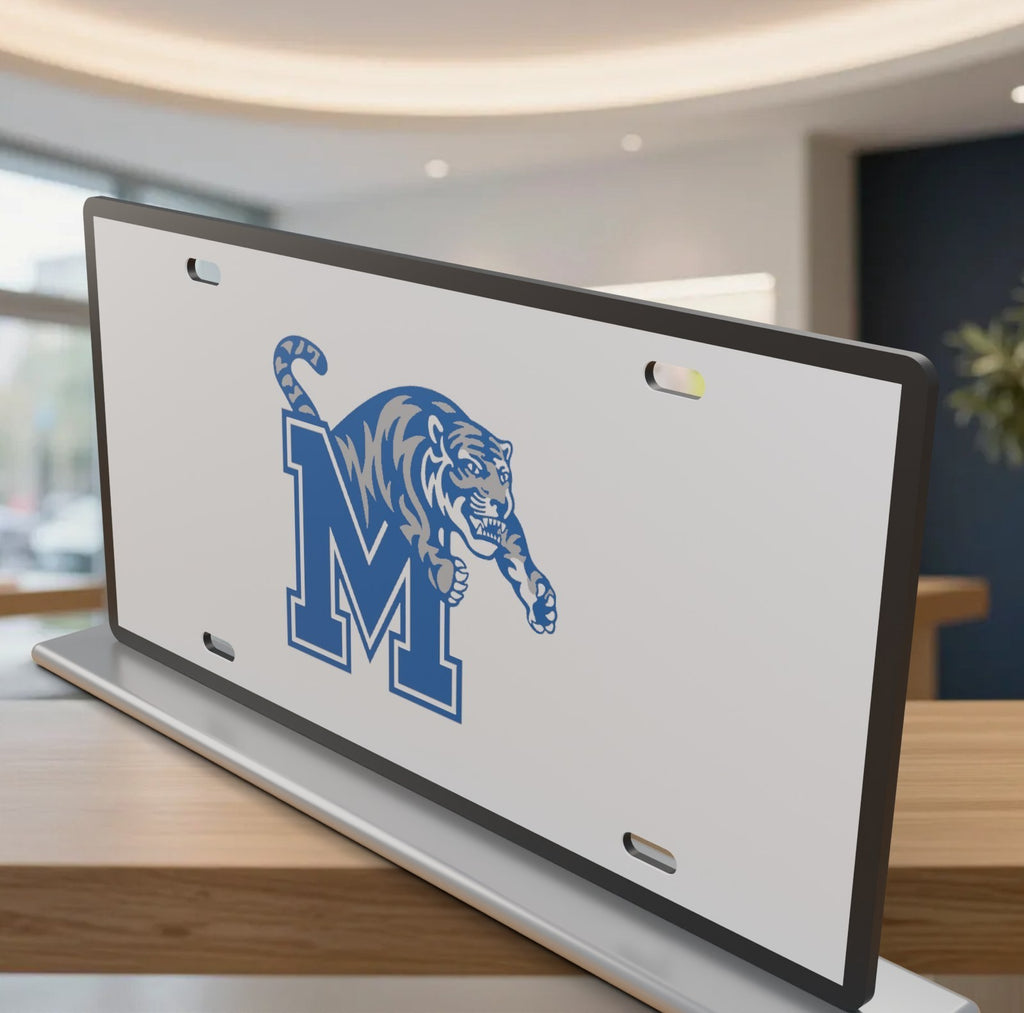 Memphis Tigers College Football License Plate Car Tag 12x6 Front Novelty Vanity
