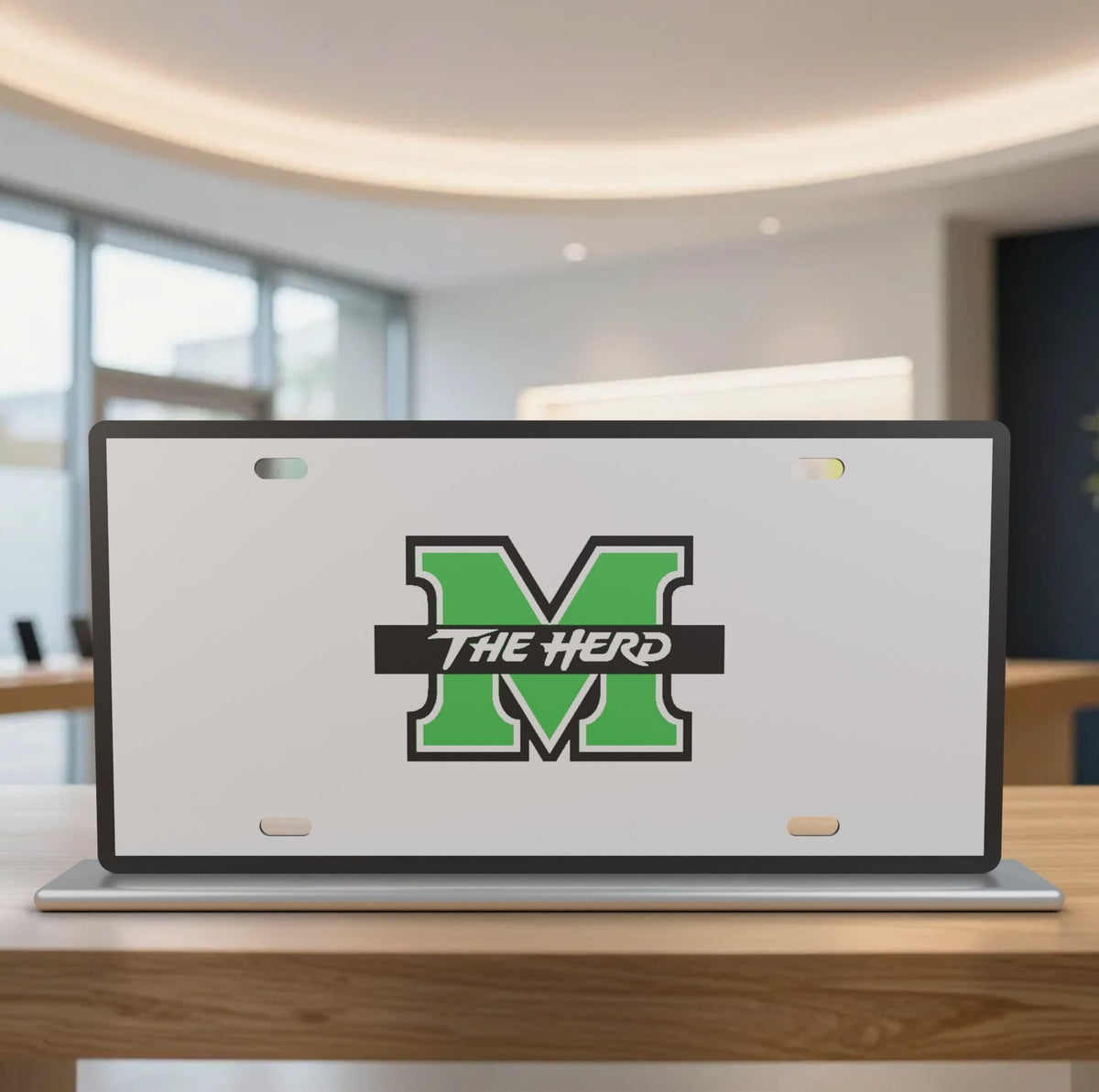 Marshall Thundering Herd College Football License Plate Car Tag 12x6 Front