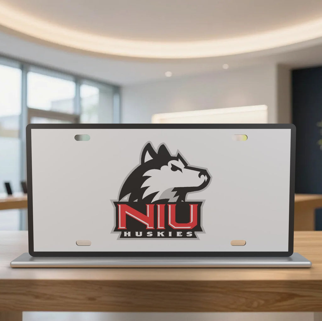 Northern Illinois Huskies NIU License Plate Car Tag 12x6 Front