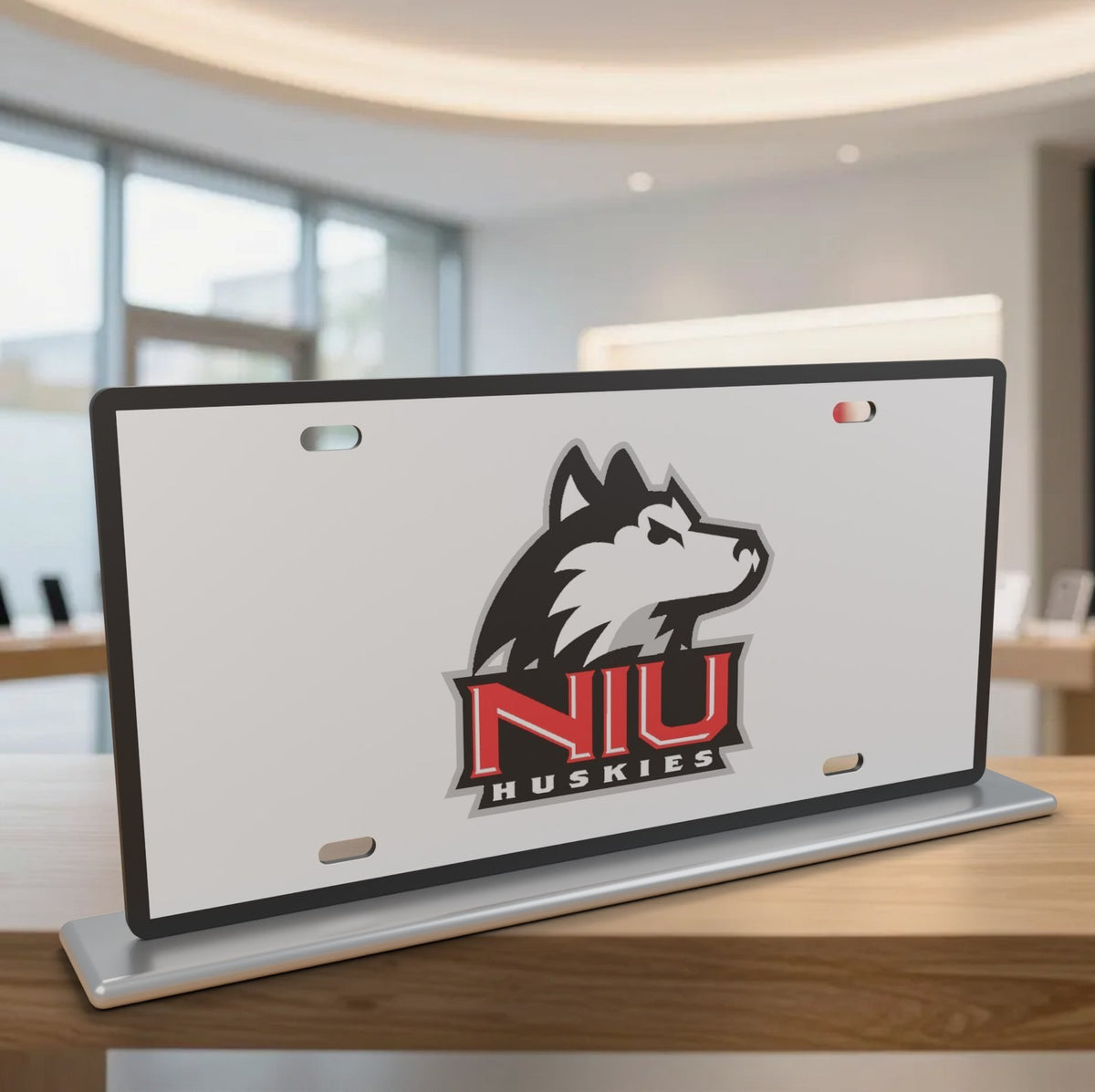 Northern Illinois Huskies NIU License Plate Car Tag 12x6 Front