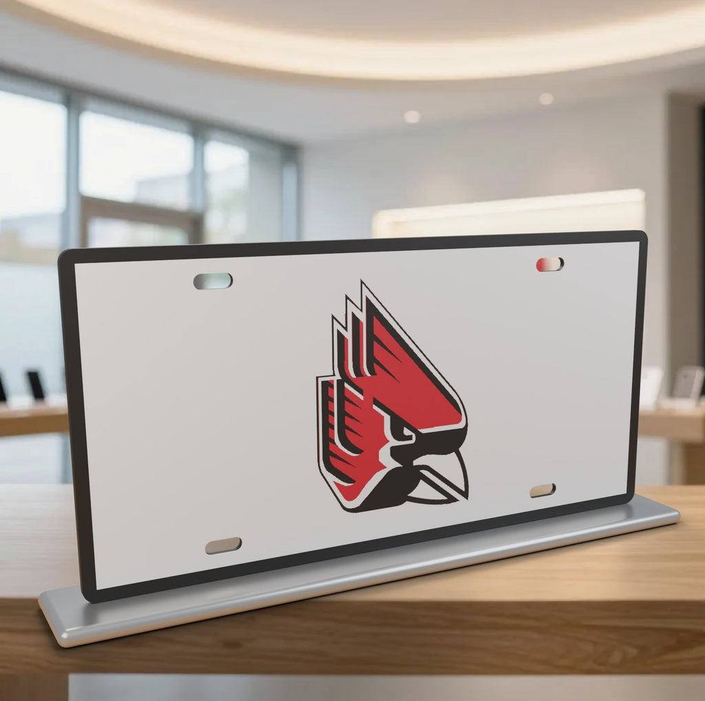 Ball State Cardinals College Football License Plate Car Tag 12x6 Front Novelty