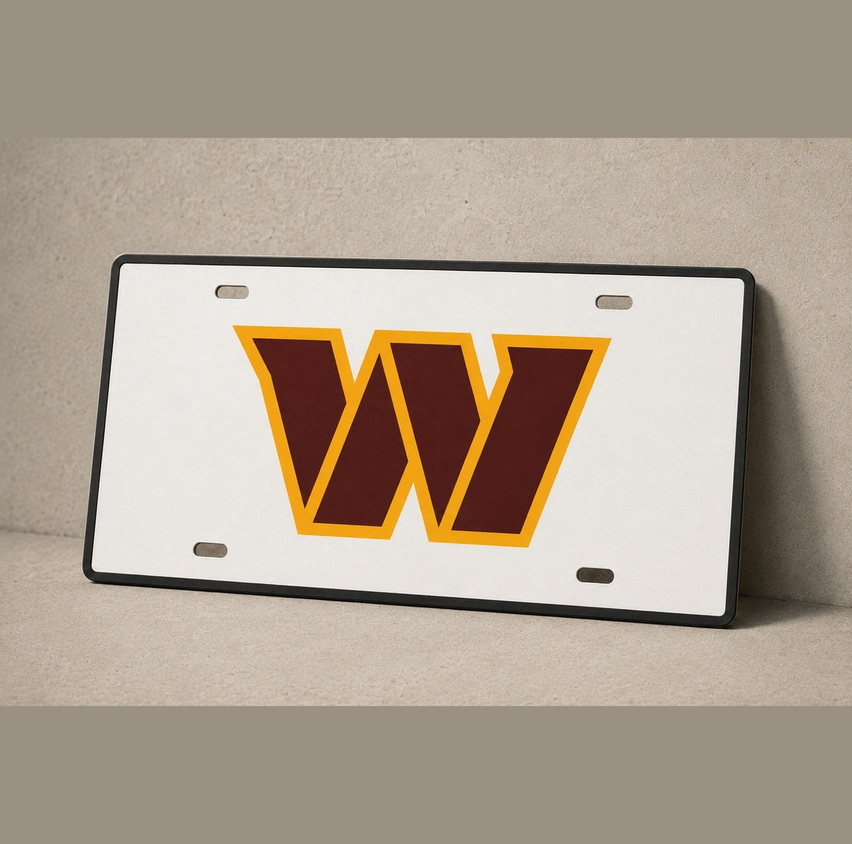 Washington Commanders Football License Plate Car Tag 12x6 Front Novelty Vanity